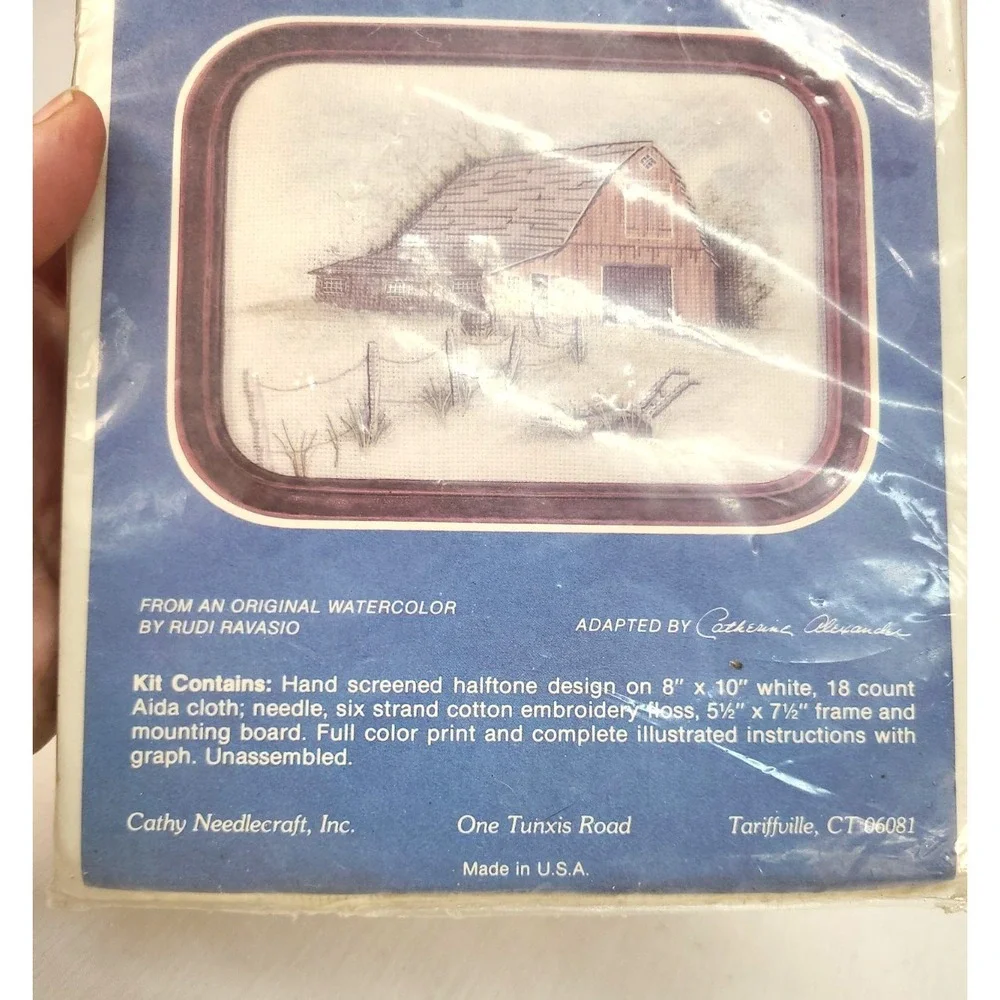 Cathy Needlecraft Inc Cross Stitch Classic Series Mid West Barn 4052-NEW Sealed